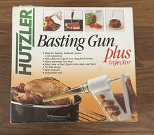 Vintage Hutzler Basting Gun With Instructions Fat Separator Injector NIB picture