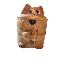 Vintage papel dog treat canister picture