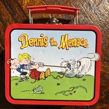 Vintage metal Dennis the Menace Lunchbox circa 1998 ￼ picture