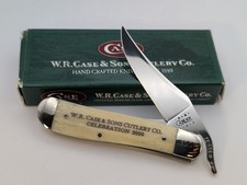 2000 Case XX Oatmeal Bone Celebration Russlock Knife picture