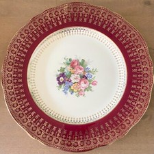 Steubenville Floral Gilded Scalloped Edge 10 3/4