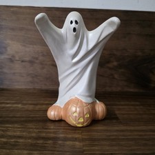 Vintage Byron Molds Halloween Ghost W/Pumpkins 1977 6