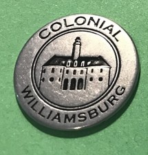Colonial Williamsburg Capitol & Flags Token picture