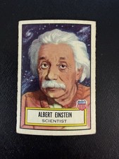 1952 Topps Look n' See ALBERT EINSTEIN card picture