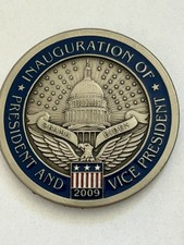 United States President Obama Biden 2009 Inauguration Challenge Coin picture