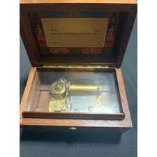 Vintage Reuge Swiss 36 Note 2 Tune Music Box #1530 Mozart Brahms Repair picture