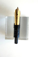 Osmiroid 22 Kt gold Italic FINE Straight Fountain Pen Nib also fits Esterbrooks picture