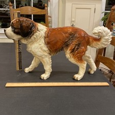 HUGE 18.5” Long Saint Bernard RARE West Germany Goebel 1980s Figure 30026-35 Vtg picture