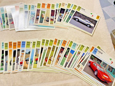 60 TRADING CARDS OF DIFFERENT  CLASSIC CARS picture