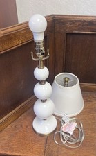 Tilda Bubble Lamp Pottery Barn White And Gold 3 Bubbles MCM picture