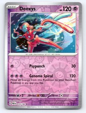 Deoxys 074/182 Rare Paradox Rift Pokemon Reverse Holo Near Mint picture