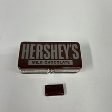 VTG Hershey's Chocolate Porcelain Hinged Trinket Box w Bar Midwest Of Cannon picture