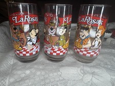 Larosa’s Pizza Hanna Barbera 1983 Collectors Glass NOS Scooby Yogi Fred Luigi picture