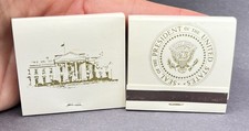 1960's President Of The United States Of America Matchbooks White House Set of 2 picture