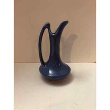 Vintage Periwinkle Blue Niloak Pottery Pitcher Bud Vase picture