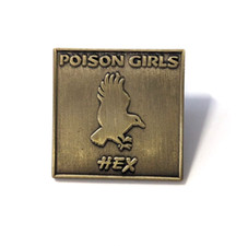 Poison Girls Hex Band Metal Enamel Pin Badge Anarcho Punk Rock Vi Subversa Music picture