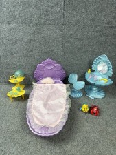 Vintage 90s Mattel Disney Little Mermaid Ariel Bedroom Set Complete w/ Figures picture