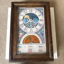 Vintage 1970s Mechtronics Fairfield Planters Gardeners Electric Clock WORKING picture