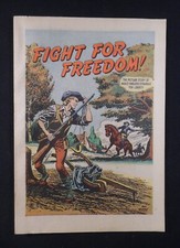 FIGHT FOR FREEDOM by Dan Barry 1949 National Assn. of Manufacturers Comic Book picture
