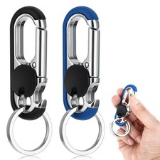 2 llaveros para hombre, llaveros antipérdida para llaves de coche, picture
