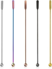 Coffee Stick Stainless Steel Swizzle Stick Reusable Metal Stir Sticks Cocktail C picture