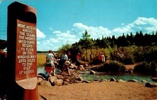 Headwaters of the Mississippi River, Itasca State Park, Minnesota MN 1962 chrome picture