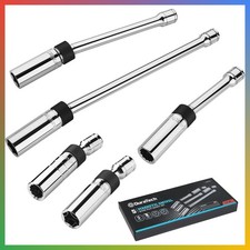 Spark Plug Socket Set 5pc Swivel Magnetic 3/8 Drive 5/8 9/16 0.551 Inch picture