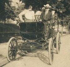 1902 Oldsmobile Curved Dash Runabout Photo Jersey City NJ Horseless Carriage USA picture