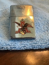 Anheuser Busch Budweiser Zippo Lighter Vintage 90's. Great Condition Vintage G X picture