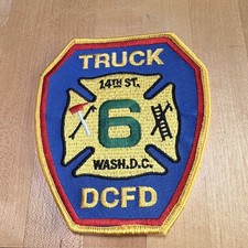 DCFD Truck 6 14th St Washington D.C. Fire Department Firefighting & Rescue Patch picture