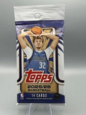 2025-26 Topps Basketball (1 Factory Sealed Pack) 🔥🔥🔥 picture