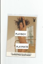 PLAYBOY   PLAYMATE  CHRISTINA SANTIAGO CARD picture