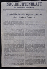 Original WWII Red Army Leaflet Berlin May 1945 Last Operations Kurland RARE picture