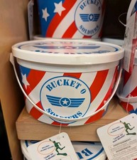 NEW⭐Disney Parks Pixar Toy Story Bucket O Soldiers Green Army Men 75pc picture