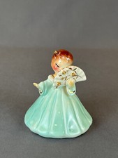 Josef Originals SECRET PAL w/FAN in Blue 3 ½” Figurine 1950's picture