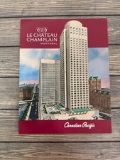 Vintage Le Chateau Champlain Montreal Expo 67 Canadian Pacific Menu Brochure picture