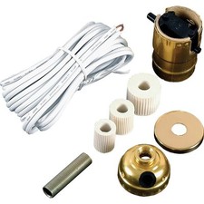 Make A Lamp Wiring Kit for Wine, Oil Bottle Lamp Conversion or Repair #M38 picture