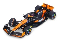 Bburago 1:43 2024 Race McLaren MCL38 with Helmet, Piastri #81 in Hard Case - NEW picture