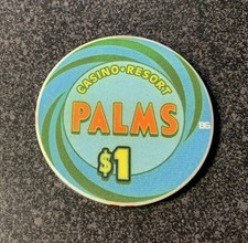 PALMS Casino Resort $1.00 Gaming Poker Chip Las Vegas, NV Nevada picture