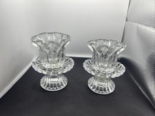 PartyLite PO315 Chantilly Pair Glass Votive Candle Holders picture