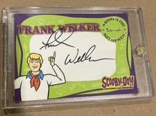 2003 Inkworks Scooby-Doo Mysteries and Monsters Frank Welker Fred Jones A4 Auto picture