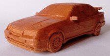 Wooden Model Car - Inspired by 1980s Rally Coupe 1:16 Collectible Gift picture
