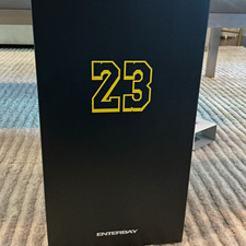Enterbay NTWRK Exclusive LeBron James Lakers #23 Figure 1:6 w/ Accessory Uniform picture
