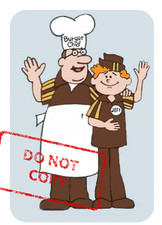 BURGER CHEF & JEFF HAMBURGERS Retro Classic Fast Food Ad Fridge Magnet 2x3 picture