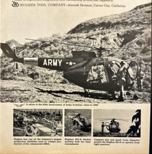 1962 Hughes Tool Co Aircraft HO-6 Observation Helicopter Culver City CA Print Ad picture