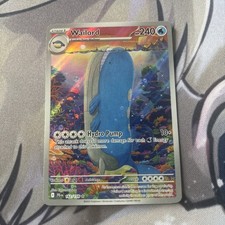 Pokémon TCG Wailord 162/159 Sv09 Journey Together Illustration Rare Holo EN picture