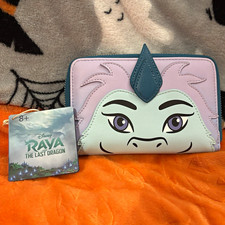 Loungefly Disney Raya and the Last Dragon Wallet Blue Light Blue Purple picture