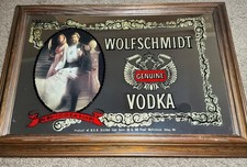 VTG-Wolfschmidt Genuine Vodka The Spirit of the Czar Lives On Bar Mirror ~21x15 picture