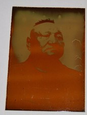 ORIGINAL Osage Chief Olohahwalla or Olo-hah-walla GLASS NEGATIVE VINTAGE picture