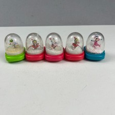 VTG Hanna-Barbera Yogi Bear Arbys Mini Snow Globe Set  5 Collectible Snagglepuss picture